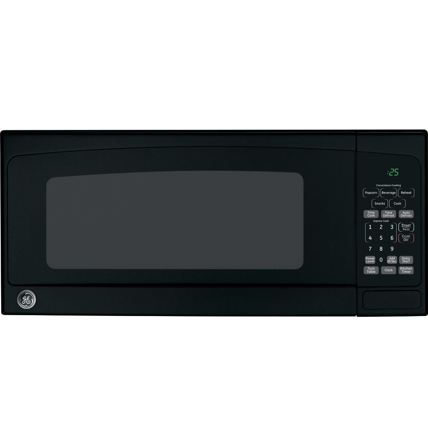 GE PEM31DFBB 1.1 cu. ft. Capacity Built-In 800 Watt Microwave Oven in Black