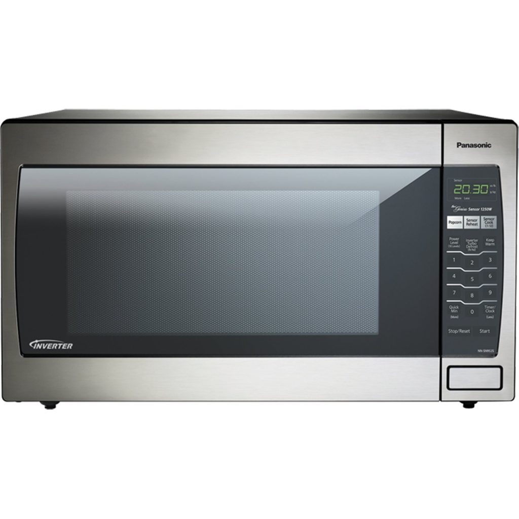 Panasonic NNH765WF White 1250W 1.6 Cu. Ft. Countertop Microwave with