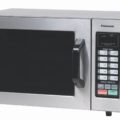 Panasonic NE-1054F Stainless 1000W 0.8 Cu. Ft. Commercial Microwave Oven with 10 Programmable Memory and Touch Screen Control