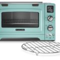 KitchenAid KCO275AQ Convection 1800-watt Digital Countertop Oven, 12-Inch, Aqua Sky