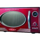 Nostalgia Electrics RMO400RED Retro Series .9 CF Microwave Oven, Red