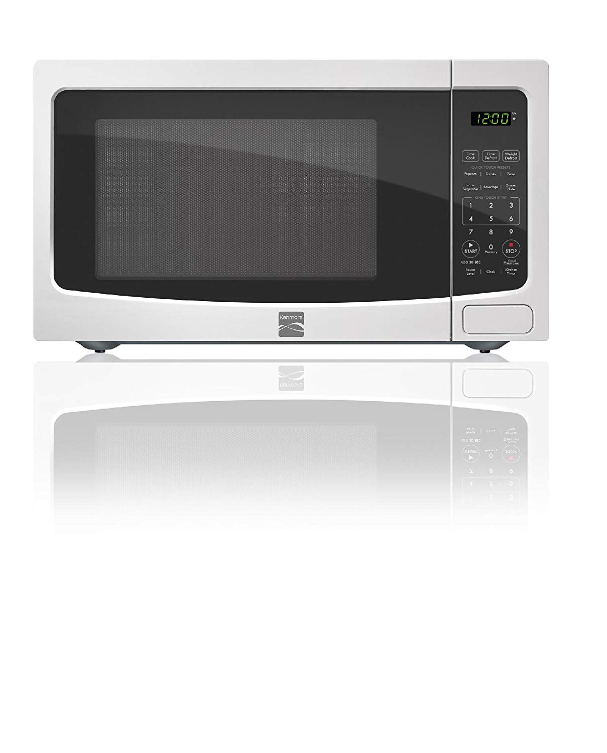 Kenmore White 1 1 Cu Ft Countertop Microwave 73114