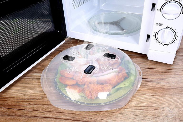 Microwave Hover Anti Sputtering Cover New Food Splatter Guard Microwave Splatter Lid With Steam 0798