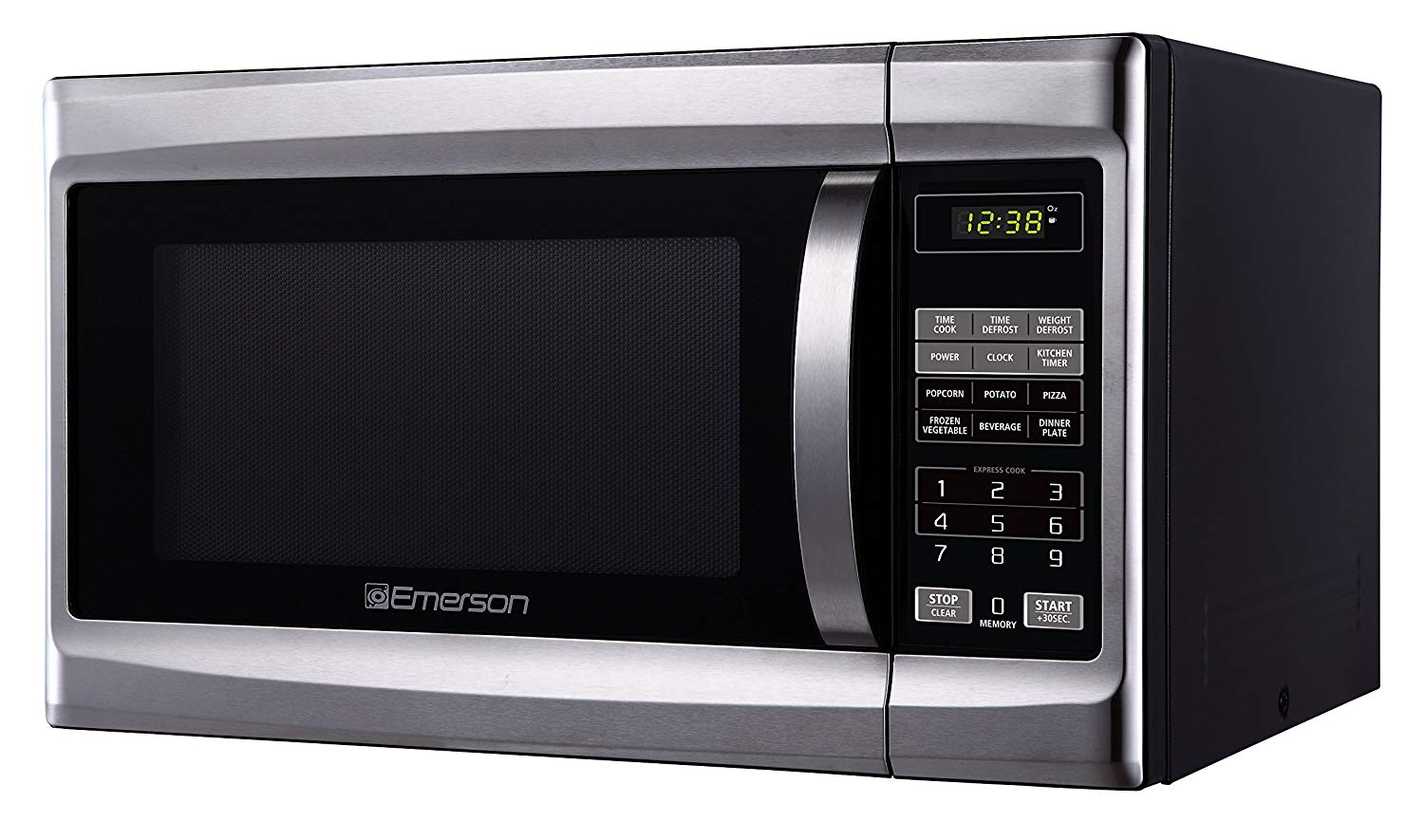 Emerson 1.3 CU. FT. 1000 Watt, Touch Control, Stainless Steel Front