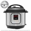 Instant Pot DUO60 6 Qt 7-in-1 Multi-Use Programmable Pressure Cooker, Slow Cooker, Rice Cooker, Steamer, Sauté, Yogurt Maker and Warmer