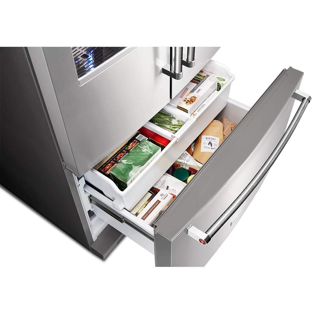 Best 3 KitchenAid Refrigerator Reviews KRFC300ESS, KRFF507HPS, KRFF507HPS