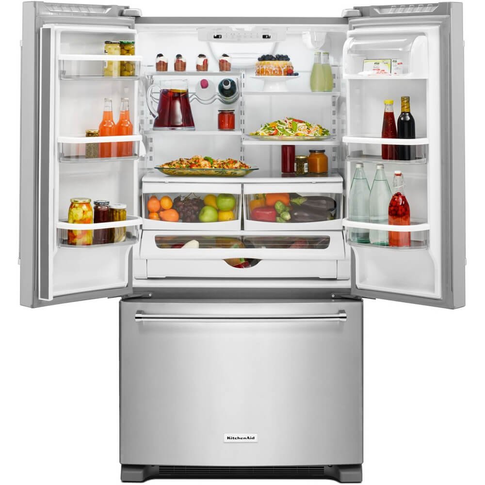Best 3 KitchenAid Refrigerator Reviews KRFC300ESS, KRFF507HPS, KRFF507HPS