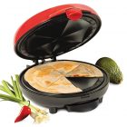 Nostalgia EQM200 6-Wedge Electric Quesadilla Maker with Extra Stuffing Latch