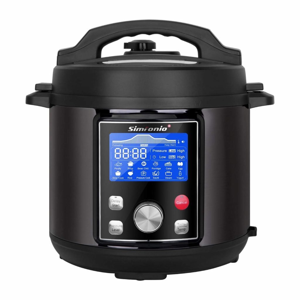 Sharff & Mueller Electric Pressure Cooker 6 Quart Stainless Steel 12