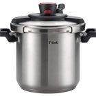 T-fal P45009 Clipso Stainless Steel Dishwasher Safe PTFE PFOA and Cadmium Free 12-PSI Pressure Cooker