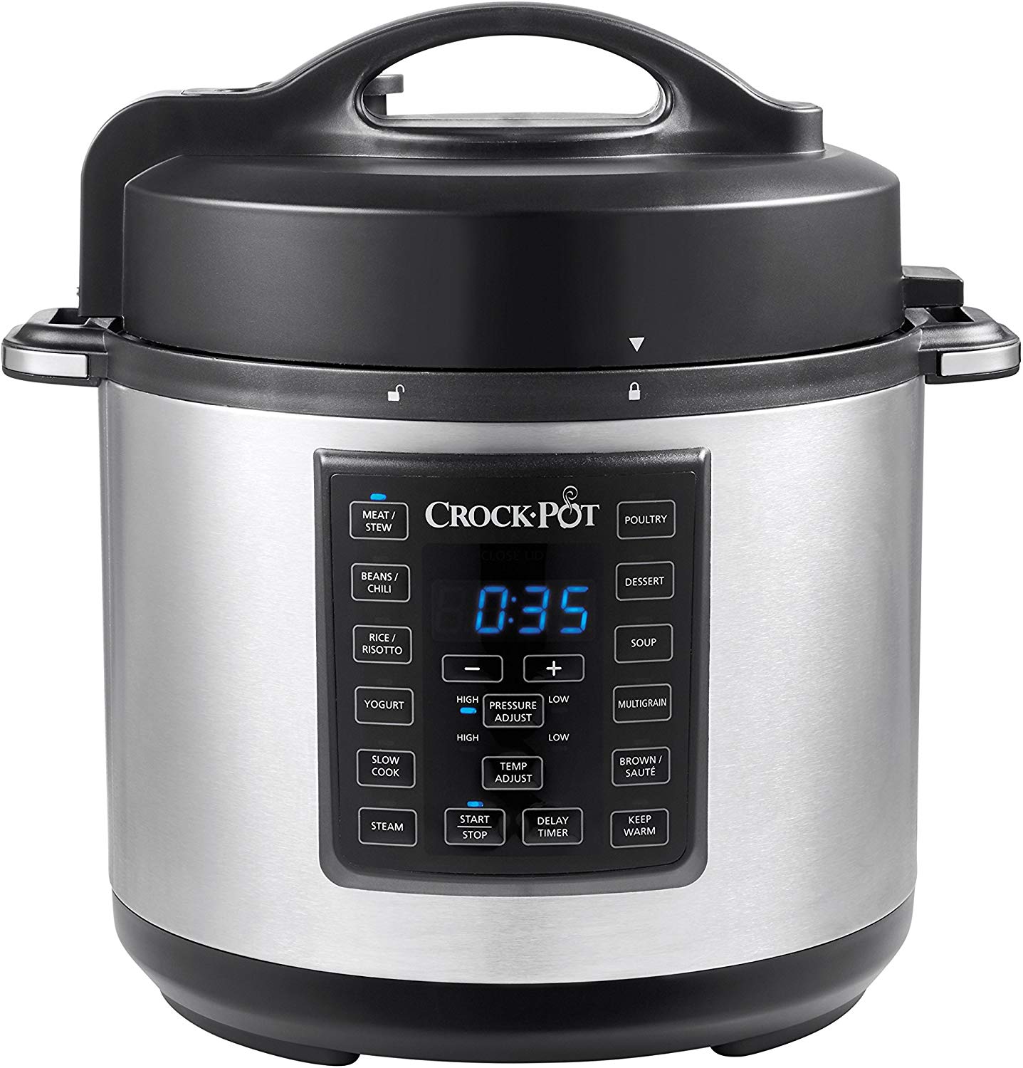 Crock Pot 6 Quart 8 in 1 Multi Use Express Crock