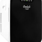 Cooluli Concord Black 20 Liter Compact Cooler Warmer Mini Fridge