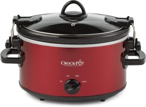 Crock-Pot 4-Quart Cook & Carry Oval Manual Slow Cooker