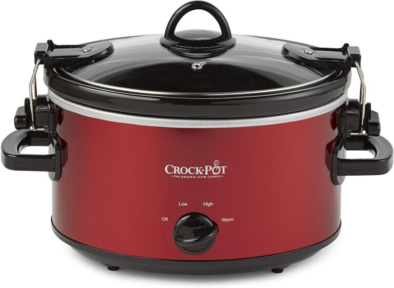 Small Size Slow Cooker CrockPot 4Quart Cook & Carry Slow Cooker