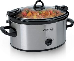 Crock-Pot SCCPVL600S Cook' N Carry 6-Quart Oval Manual Portable Slow Cooker