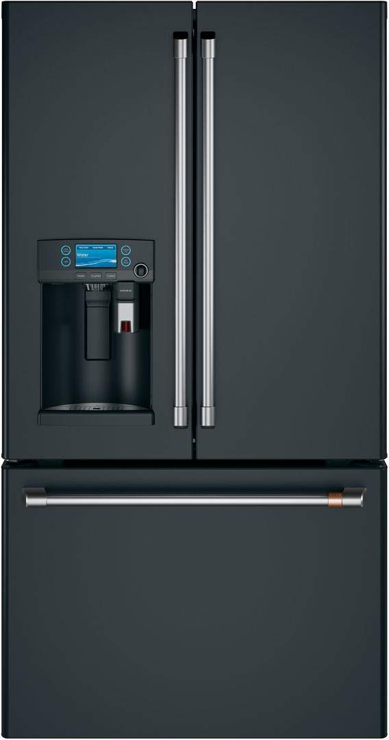 Ge Cafe CYE22UP3MD1 Matte Collection Series 36 Inch Counter Depth French Door Refrigerator