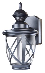 Heath Zenith HZ-4630-BK 500 Lumen LED Decorative Security Motion Light
