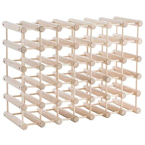 J.K. Adams Ash Wood 40-Bottle Wine Rack