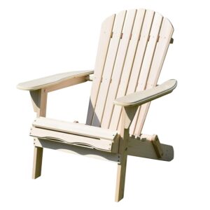 Merry Garden Foldable Wooden Adirondack Chair