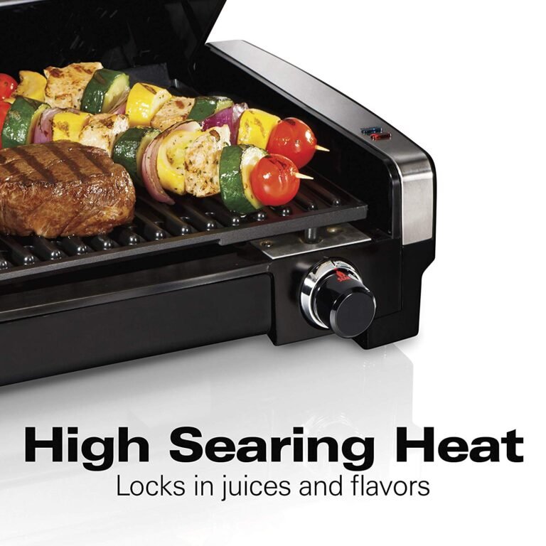 Hamilton Beach Electric Indoor Searing Grill 6Serving, ExtraLarge