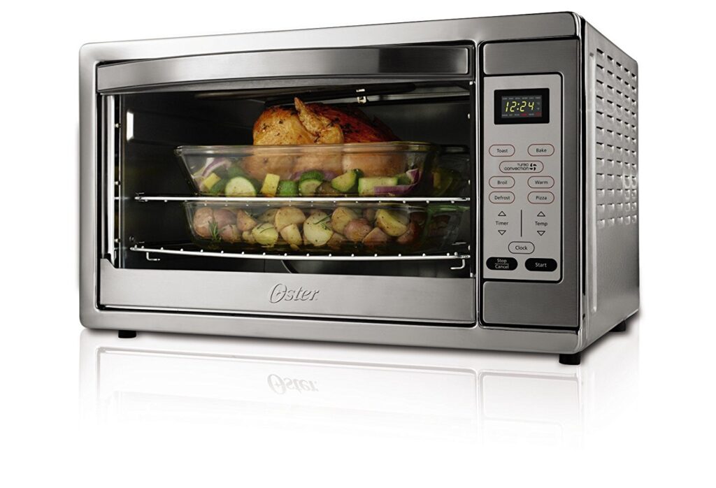 Oster Extra Large Digital Countertop Oven, Stainless Steel, TSSTTVDGXLSHP