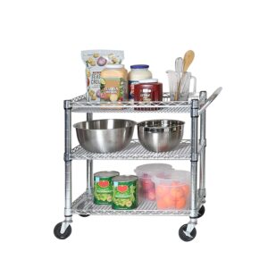 Seville Classics 3-Tier Heavy-Duty NSF-Certified Commercial Shelving