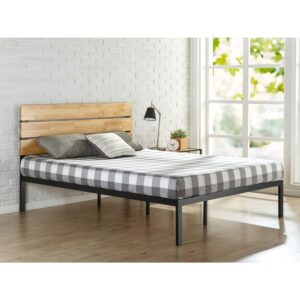Zinus Priage by Sonoma Metal and Wood Platform Bed King