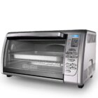 BLACK+DECKER Countertop Convection Toaster Oven, Silver, CTO6335S