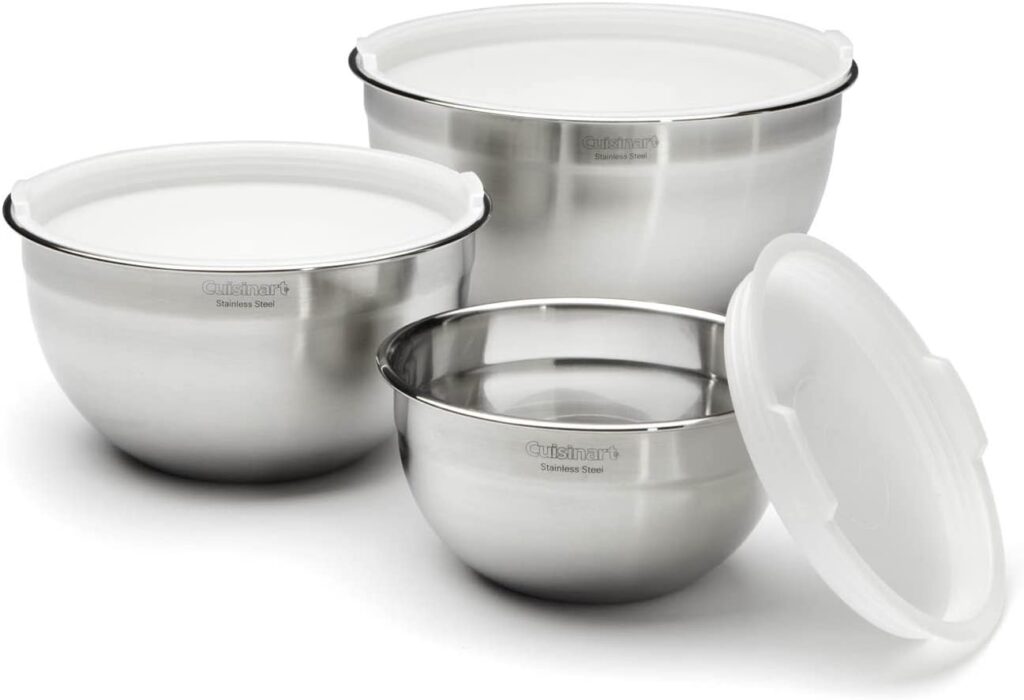 cuisinart stainless steel mixing bowls