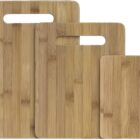 Totally Bamboo 3-Piece Bamboo Serving and Cutting Board Set