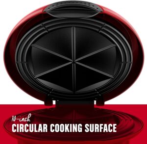 circular cooking surface