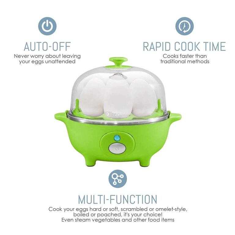 Maxi-Matic EGC-007G Easy Electric Egg Poacher, Omelet, Scrambled, Soft