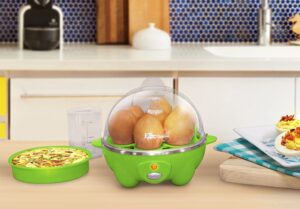 egg poacher with measuring cup