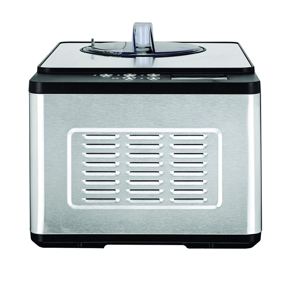 Whynter ICM200LS Stainless Steel Ice Cream Maker, 2.1Quart, Silver
