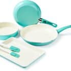 GreenLife CC001578-001 Cookware and Bakeware Set, Cookware, Turquoise