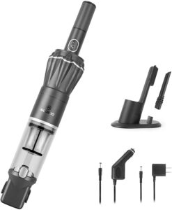MOOSOO Handheld Vacuum 12KPa Cordless 1.1LB Ultra Lightweight 21 Minutes Mini Hand Vacuum Cleaner