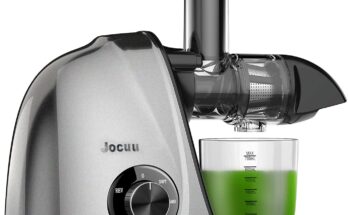 Jocuu Slow Juicer - masticating juice extractor