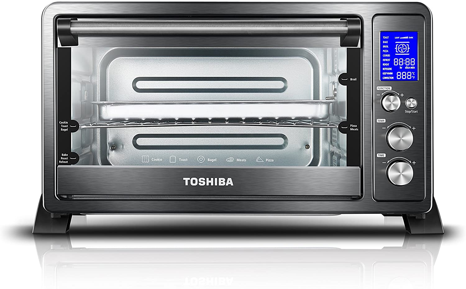 Toshiba AC25CEW-BS Review - 1500W Toaster Oven