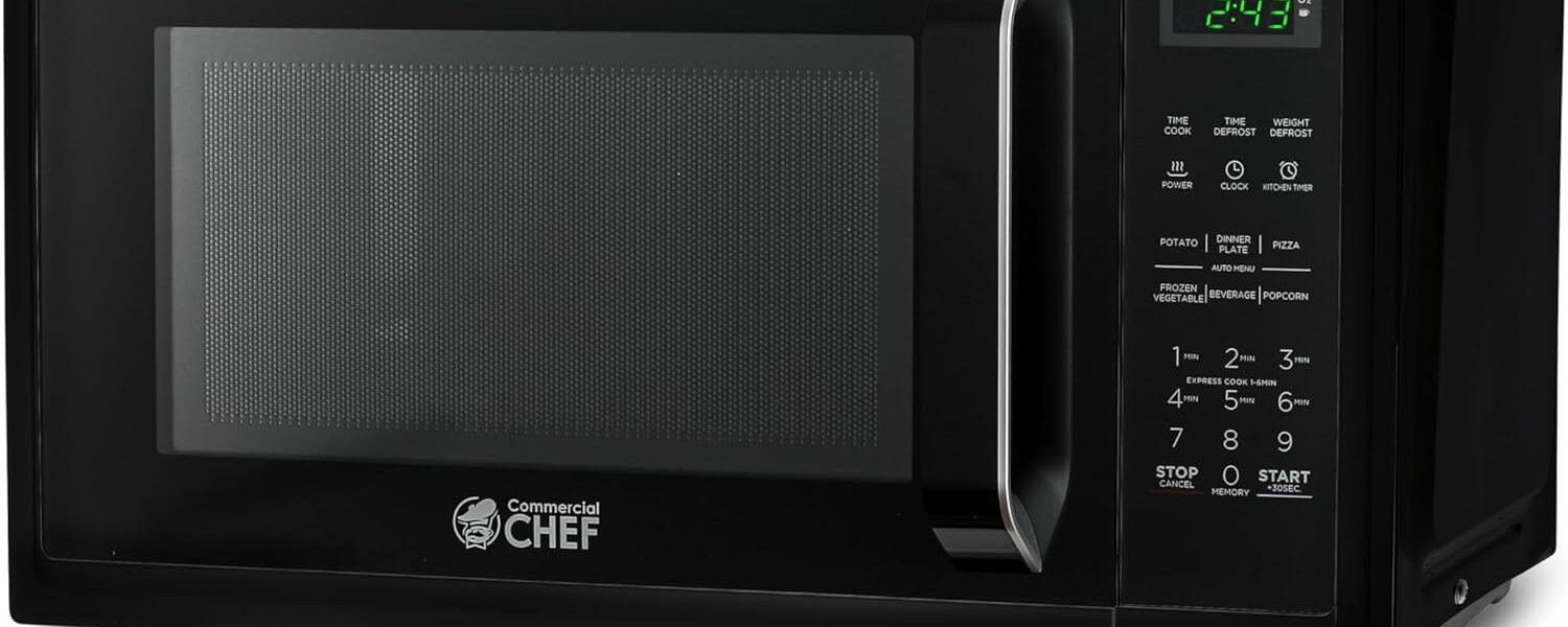 COMMERCIAL CHEF 0.9 Cubic Foot Microwave