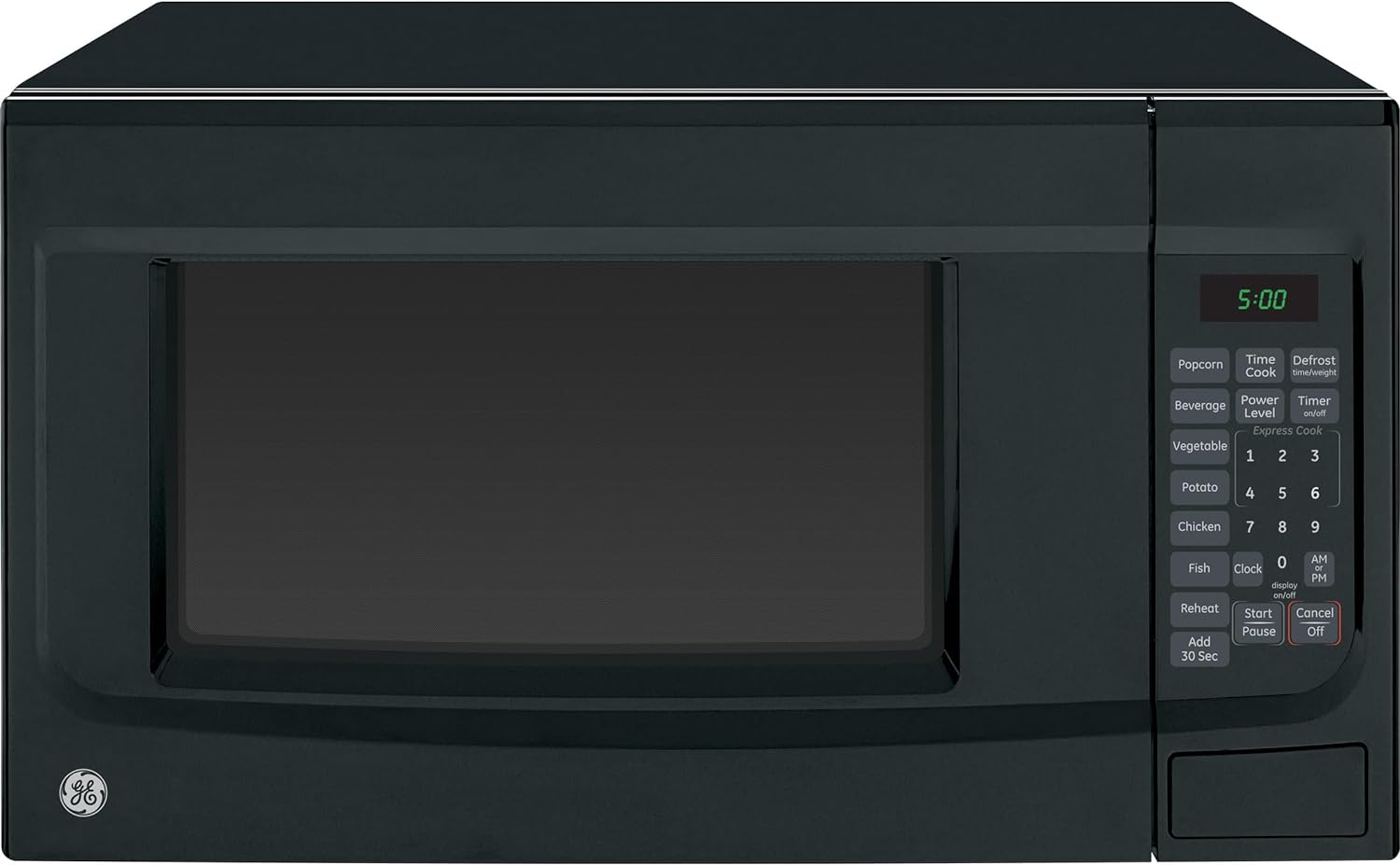 GE APPLIANCES JES1460DSBB Countertop Microwave, 1.4 cu. ft, black