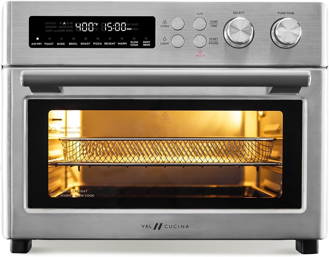 VAL CUCINA Infrared Heating Air Fryer Toaster Oven