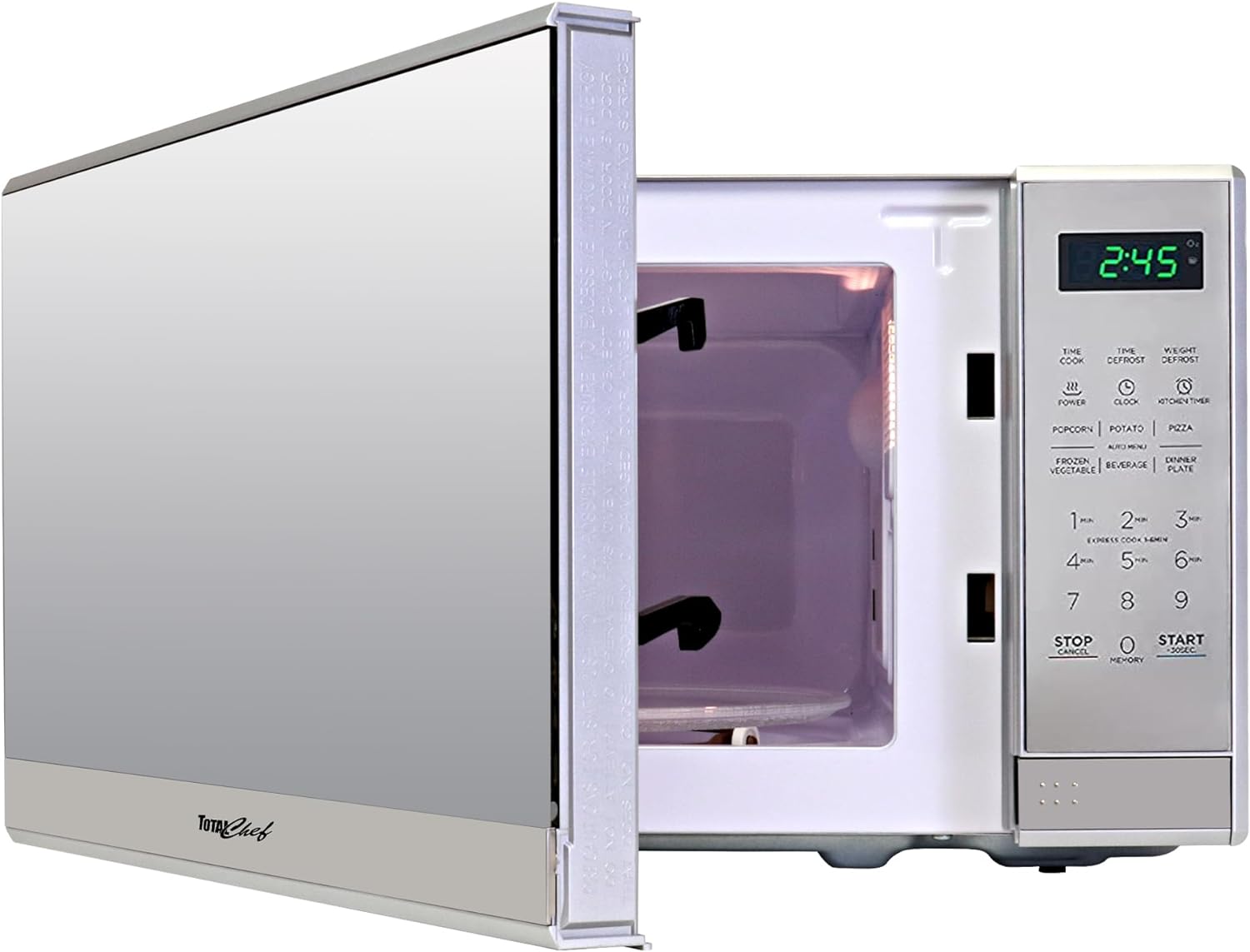 Total Chef Compact Countertop Microwave Oven 700W