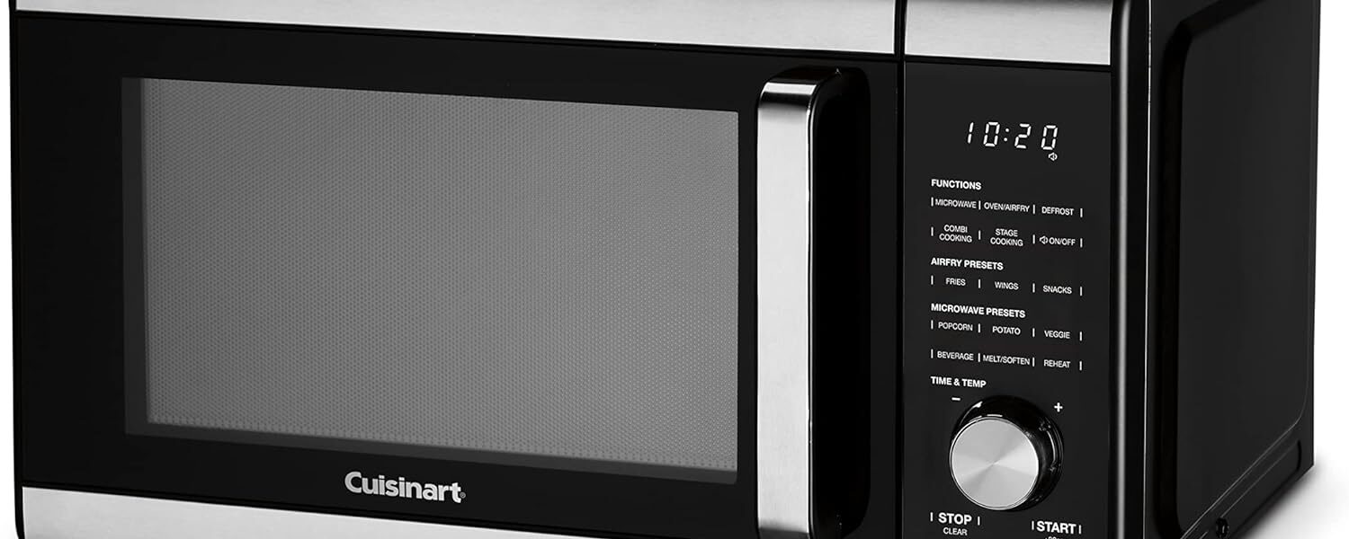 Cuisinart 3-in-1 Microwave AirFryer Oven, Black