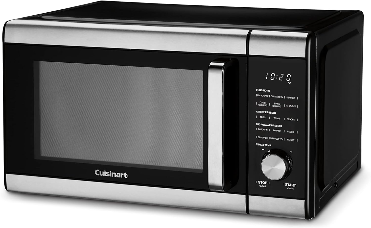 Cuisinart 3-in-1 Microwave AirFryer Oven, Black