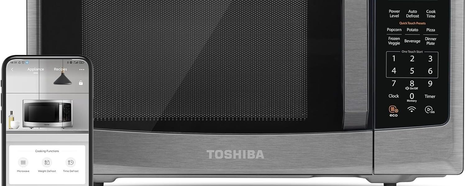 Toshiba ML-SEM23P(BS) Smart Countertop Microwave