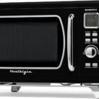 Nostalgia Mid-Century Retro Countertop Microwave Oven