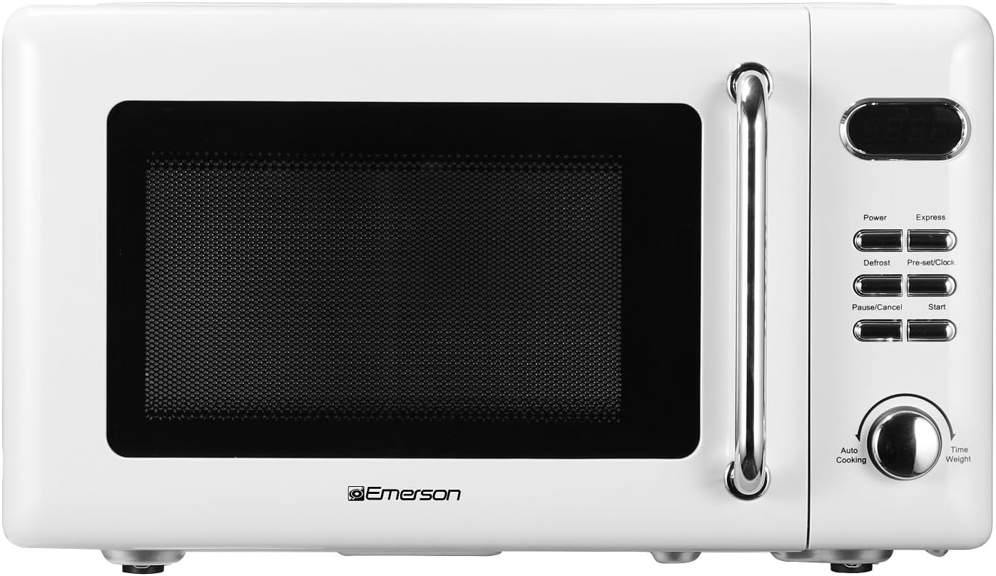 Emerson MWR7020W-N Retro Digital Microwave Oven