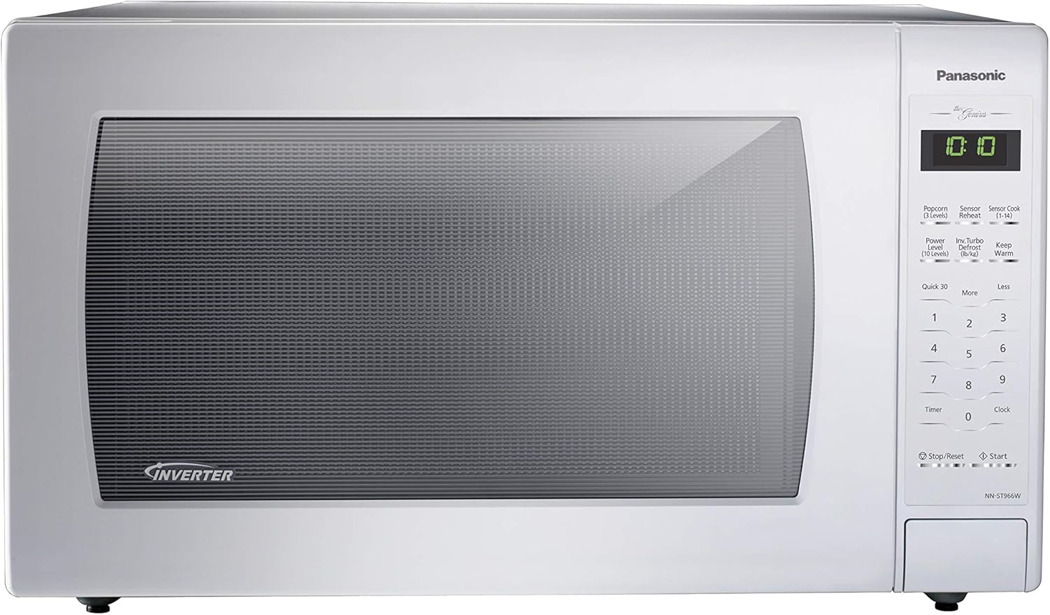 Panasonic NNST966W Full Size 1200W Microwave Oven, White